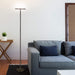 Sky LED Floor Lamp, Torchiere Super Bright Floor Lamp for Living Room Decor & Office - Dimmable, Tall Standing Lamp with Warm Light for Bedroom & Reading - Bronze