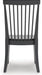 Mendinfort Dining Room Side Chair, Set of 2, Black