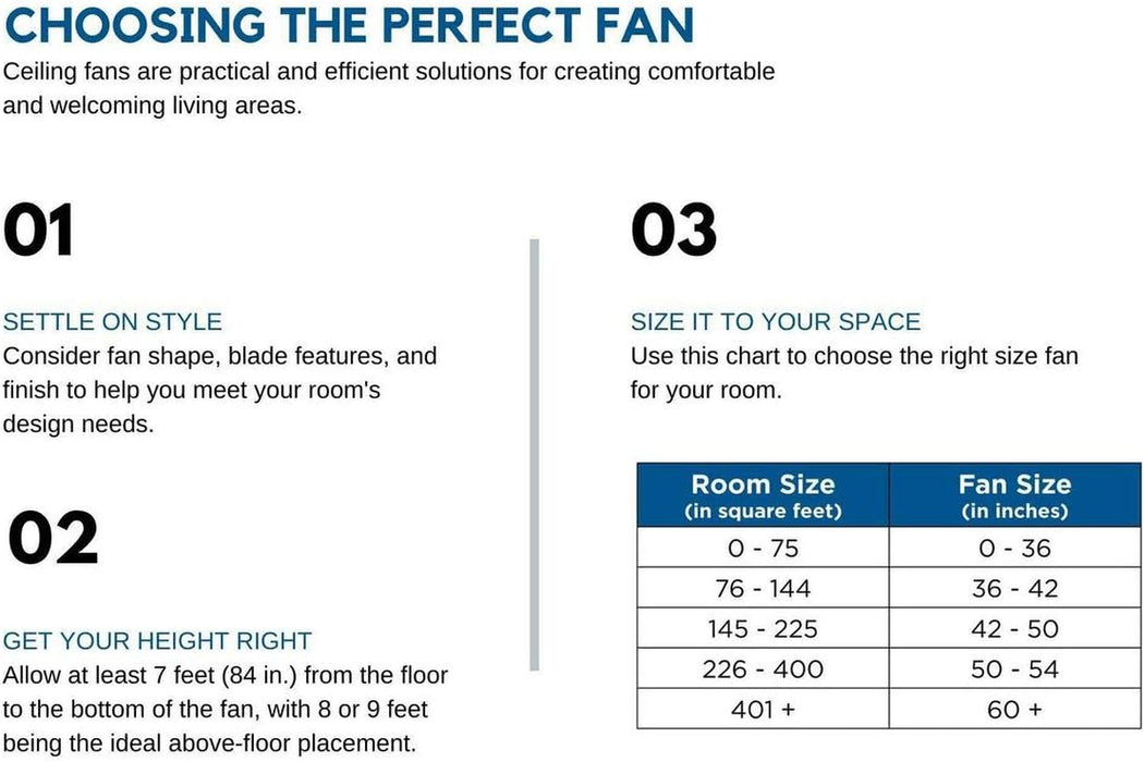 Airpro Collection 52'' Five-Blade Ceiling Fan with White Etched Light Kit