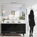 Frameless Mirror, 60"X40" Bathroom Mirror for over Sink, Upgraded Shatterproof, Large Rectangle Unframed Mirror for Wall, Bathroom, Bedroom, Living Room, Entryway, Hang Horizontal/Vertical