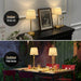 Cordless Table Lamp 4000mAh Stepless Dimmable Gold