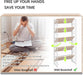No Assembly 5 Tiers Folding Bookshelf, 59.4" H Foldable Storage Shelves Vintage Bookcase Standing Racks Study Organizer Home Office - Natural White