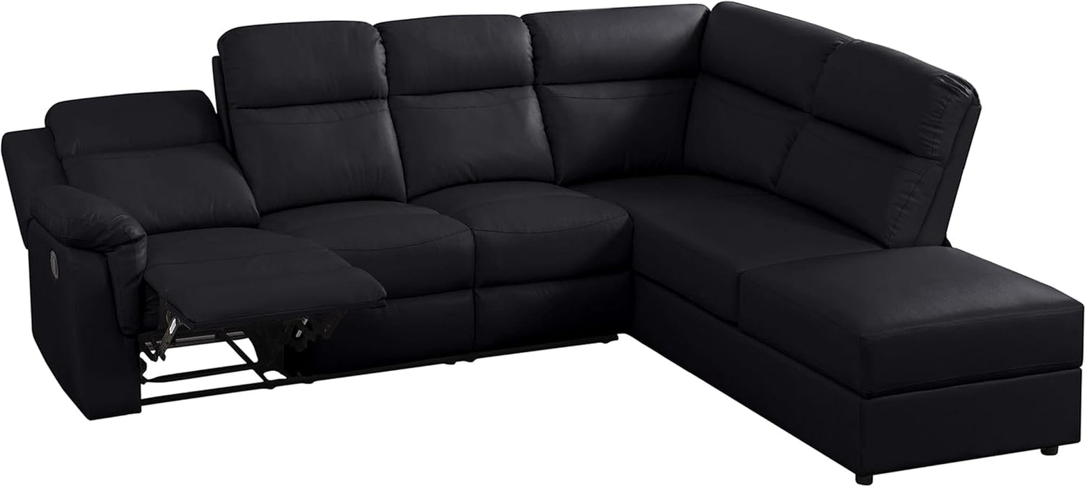 Manual Reclining Sectional Sofa with Storage