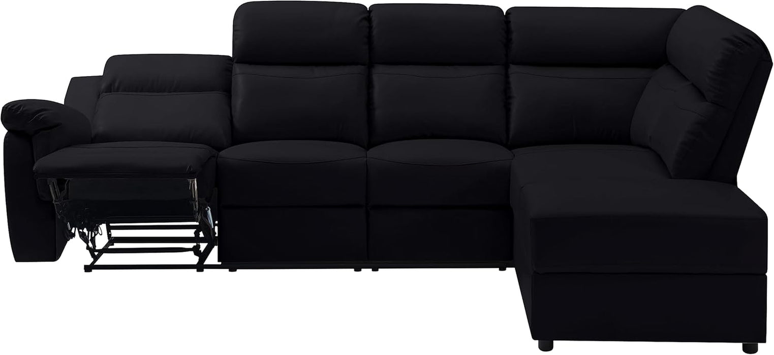 Manual Reclining Sectional Sofa with Storage