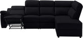 Manual Reclining Sectional Sofa with Storage