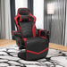 900 Gaming Recliner - Video Games Console Recliner Chair, Computer Recliner, Adjustable Leg Rest and Recline, Recliner with Cupholder, Reclining Gaming Chair with Footrest - Red