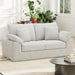 Beige TwoSeater Sofa For Compact Modern LivingRoom