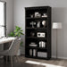 5 Tier Farmhouse Bookcase, 67.4" Tall Book Shelf with Storage