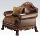 3-PS Living Room Set, Traditional Collection Including Sofa W/3 Pillows, Loveseat W/2 Pillows and Chair W/1 Pillow, Cherry Oak, Vintage/Victorian