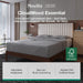 Queen Size Bed Frame with 3-Level Adjustable Upholstered Headboard
