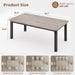 78.7″ Dining Table for 8-10 People, Large Kitchen Table (Only Table)