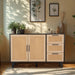 2-Door Accent Cabinet with 3 Drawers