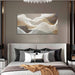Large Abstract Wall Art Beige Wall Art White Canvas Art Print Modern Artwork for Bedroom Bathroom Living Room Office 24"X 48"