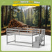 CharcoalGray SpaceSaving Twin Over Bunk Bed Staircase