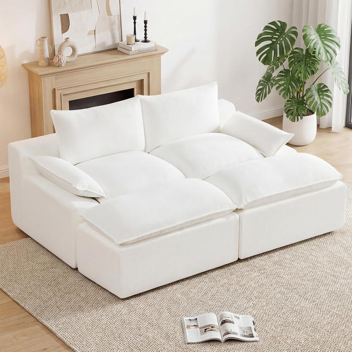 79 Inches Boneless Modular Sectional Sofa StoragePro