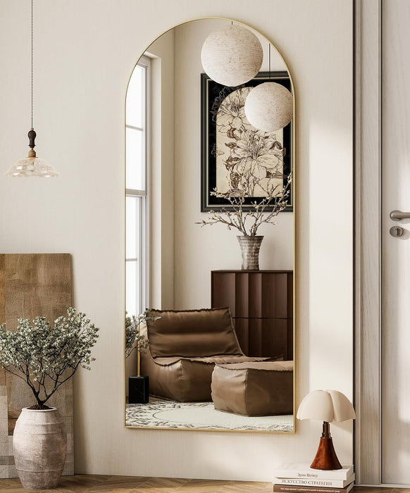 64"X21" Arched Full Length Mirror