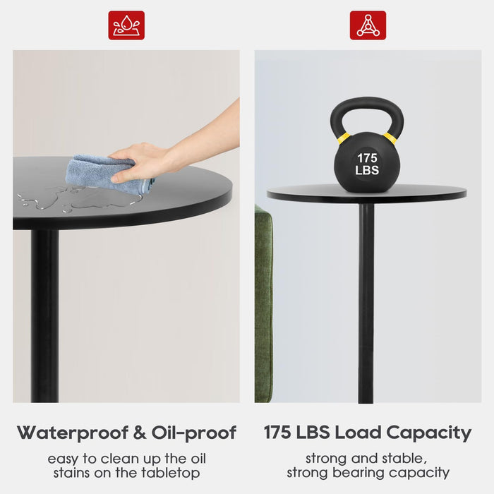 40 Inch Round Bistro Pub Table IndustrialGradeMDFTop