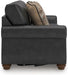 Queen Sofa Sleeper Anthracite Black MemoryFoamUltra