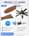 Damp Rated 52 Inch Ceiling Fan Remote Control