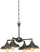 Oil Rubbed Bronze Four-Light Indoor Chandelier 16-Inch