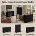 Tall Dresser for Bedroom,Farmhouse 5 Drawers Dresser, Chest of Drawer Chest, Multi-Tier Clothing Storage Cabinet, Black