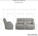 Landwood Power Reclining Living Room Set, 3-Piece, Gray