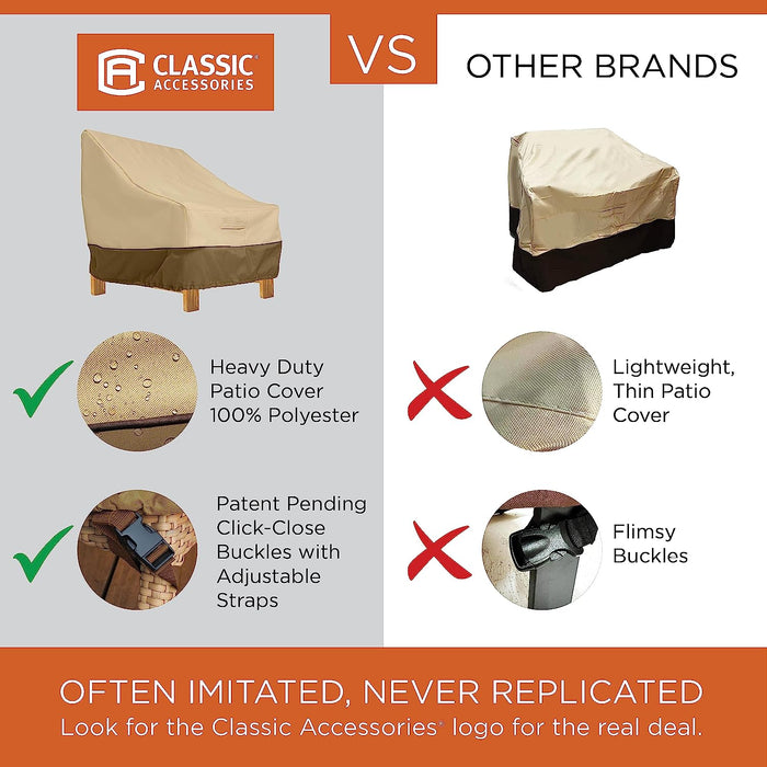 56-304-051501-EC Veranda V-Shaped Sectional Sofa Cover, X-Large, Pebble-Earth-Bark, Patio Furniture Covers