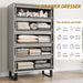 5 Dresser for Bedroom, 50.5" Vertical Dresser Drawer with Storage