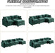 78Inch Green Modular Chenille Sectional Sofa Collection