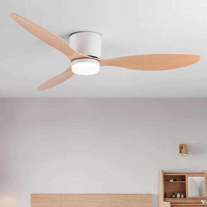 Modern Led Ceiling Fan without Lights DC Motor 6 Speeds Timing Fans 20CM Low Floor Loft Remote Control Lux&Vitae Fan with Lights