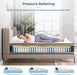 Twin XL Mattress, 12 Inch Hybrid Twin XL Size Mattress in a Box, Memory Foam and Individually Pocket Spring, Innerspring Mattress for Pressure Relief and Supportive, Medium Firm