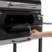CD1824M 24-Inch Charcoal Grill, BBQ Smoker with Handle and Folding Table, Perfect for Outdoor Patio, Garden and Backyard Grilling, Black, Medium