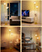 Dimmable Flower Floor Lamp with Table for Living Room, Modern Mid Century Gold Metal Tall Standing Lamp with 5Lbs Heavy Base for Bedroom/Sofa Beside/Corner Decor (Bulb Included)