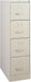 4-Drawer Vertical File Cabinet, Letter Size, Lockable, Putty
