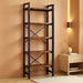 Six Tier Ladder Bookshelf Industrial Style Display