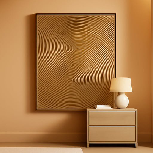 Art Hand-Painted Modern Abstract Oil Painting 40X28 Inches Gold Texture Oil Painting Home Office Corridor Wall Decorative Art Painting