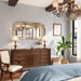 GoldenFoilFinish Ornate Handcrafted 24x48 Wall Mirror