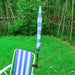 Striped Beach Chair Umbrella Portable Outdoor Sunshade Fixture Umbrella Beach Chair Sunscreen Umbrella