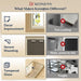 40" X 30" Brushed Nickel Bathroom Vanity Mirror, HD Tempered Glass
