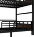 Full Over Full JetBlack PowderCoated Bunk Guardrail
