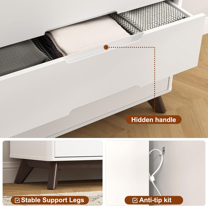 32 Inch Dresser With HighCapacity Charging Station
