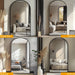 Arched Full Length Mirror, 76"X34" Large Floor Mirror, Full Body Mirrors for Leaning or Hanging, Standing Mirrors for Bedroom, Living Room,Dressing Room, Aluminum Alloy Frame, Black