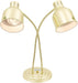 Golden Restaurant Warmer Dual Bulbs 500W Luminaire