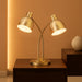 Golden Restaurant Warmer Dual Bulbs 500W Luminaire