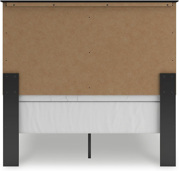 Signature Design by Ashley Maribel Transitional Full Panel Bed, Foundation or Box Spring Needed, Black