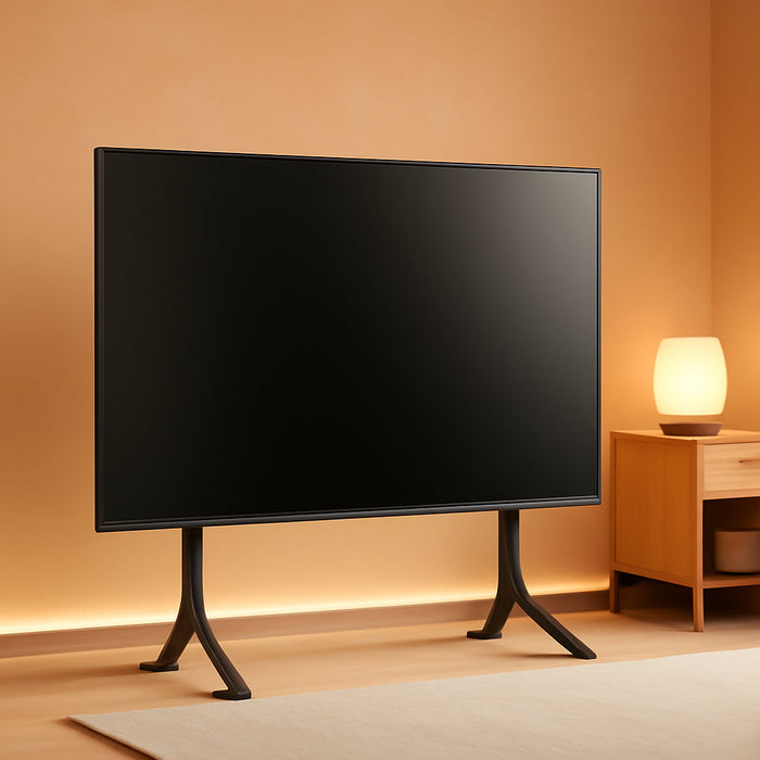 Universal TV Stand, Metal TV Legs for 20-65 Inch Lcd/Led/Oled/Plasma Flat&Curved Screen TV Height Adjustment with VESA 75X75Mm to 800X500Mm Max ML1760