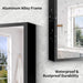 78"X35" Floor Mirror Full Length - Standing Mirror with Aluminum Alloy Frame, Large Body Mirror for Bedroom, Living Room, Wall Mounted or Leaning