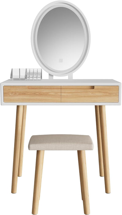 Makeup Vanity Desk With Illuminated Lights 31.5Inches