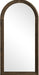 65"X22" Arched Full Length Mirror with Solid Wood Frame, Walnut