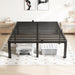 18 Inch Full Bed Frame with round Corners No Box Spring Needed